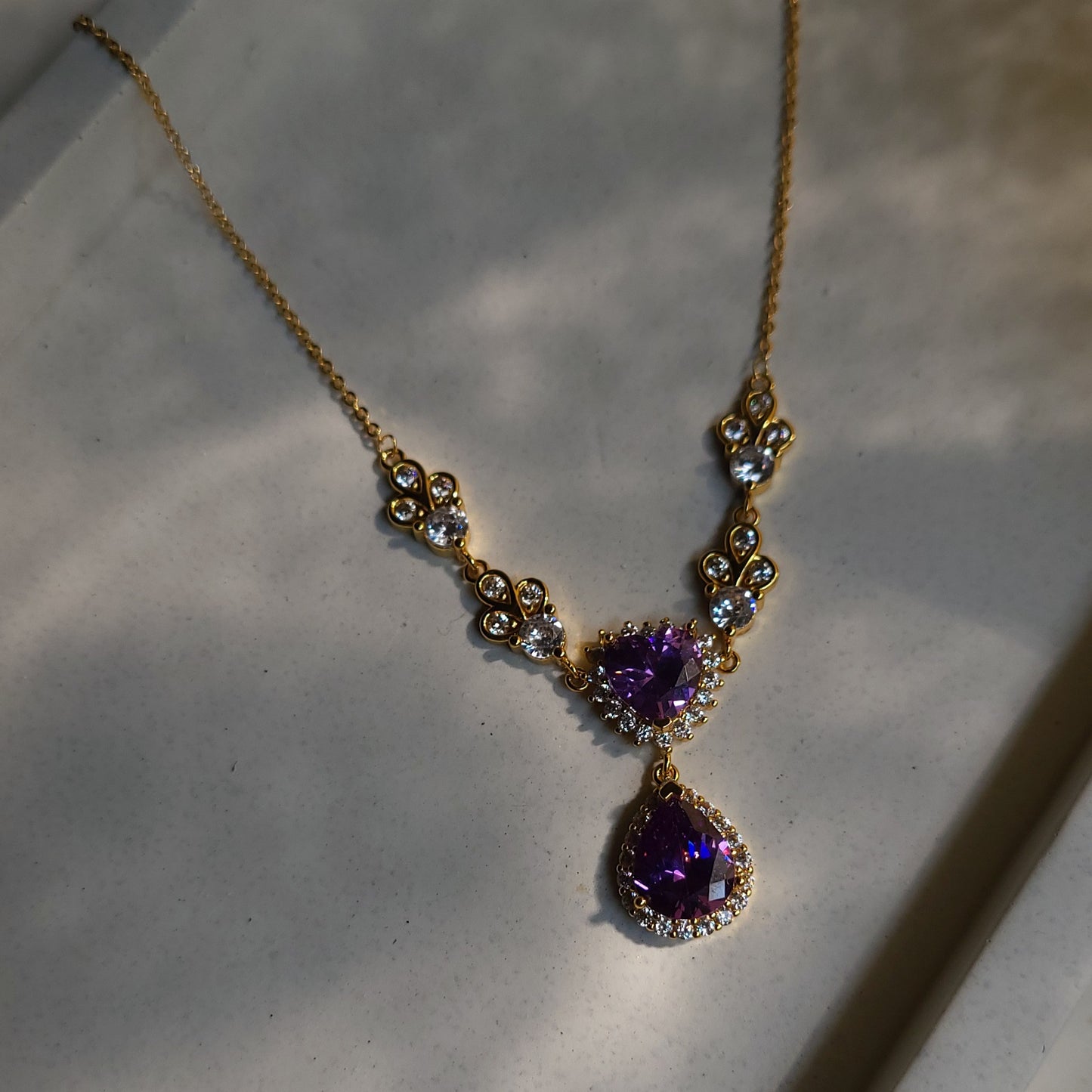 GODDESS Purple Necklace