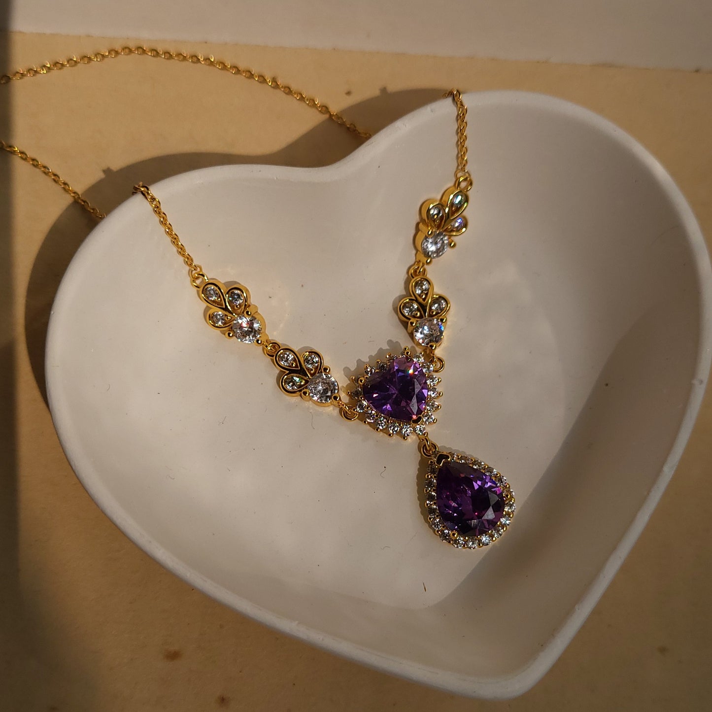 GODDESS Purple Necklace