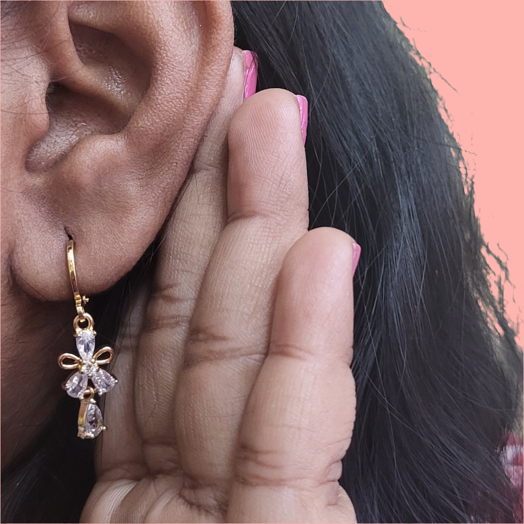 POLLEN Huggie Hoops