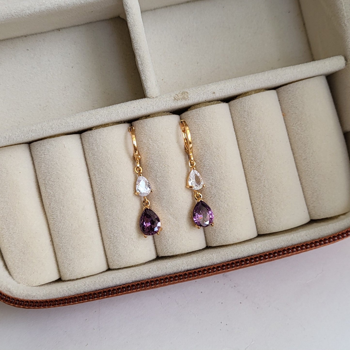 Purple drops
