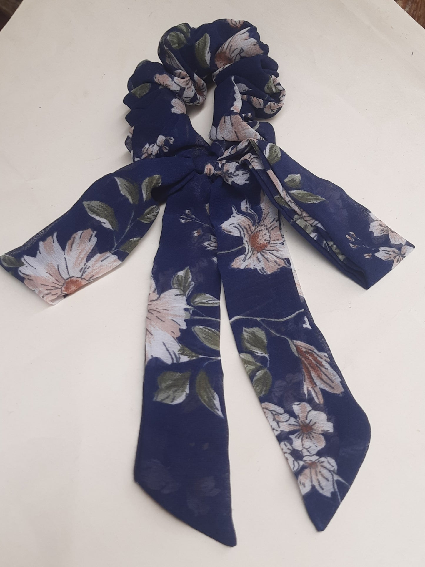 Royal blue srunchie