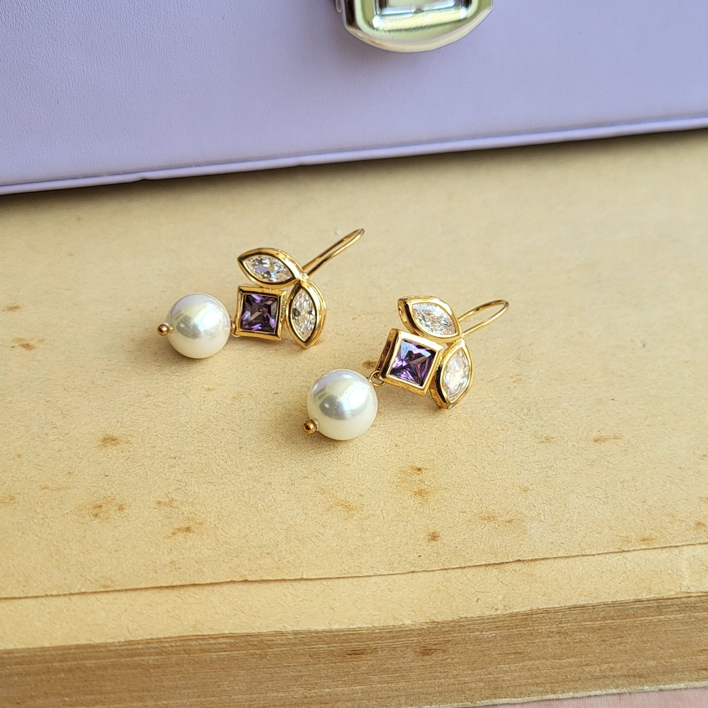 Purple drop hooks