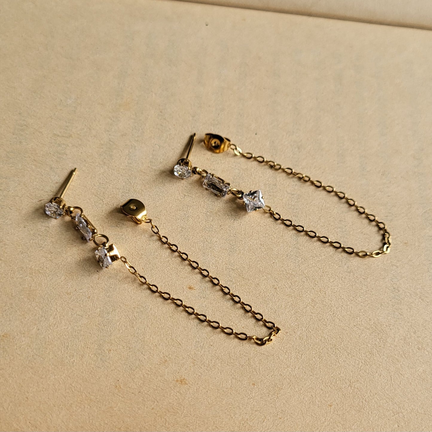 Bling dangler earrings