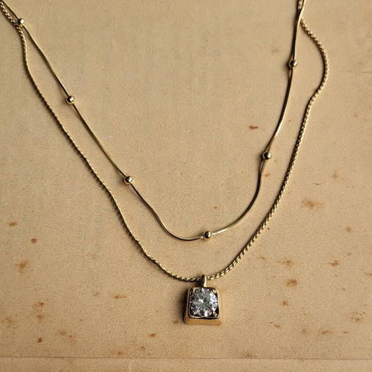 Emma layered necklace