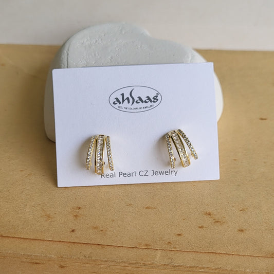 Krystle hoop studs