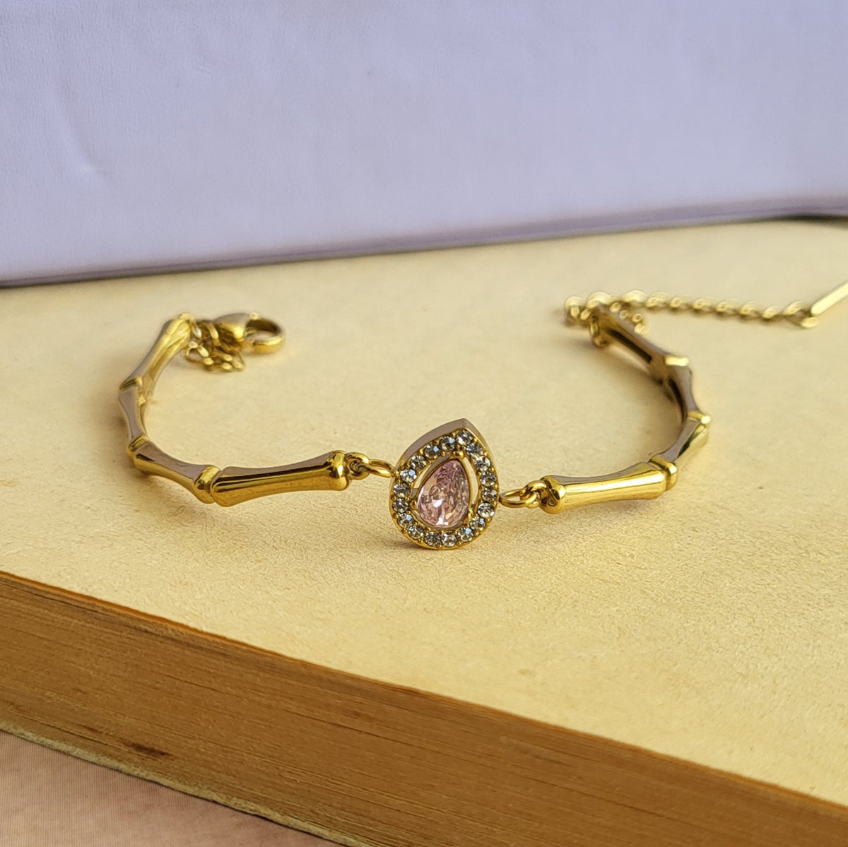 Drop bamboo bracelet