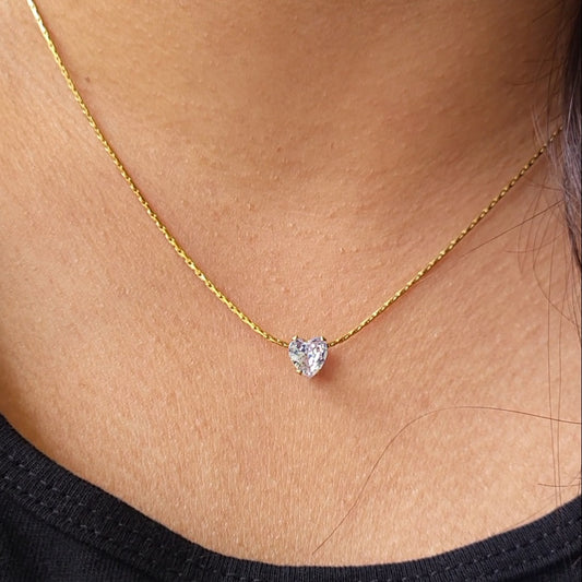Heart ileana pendent chain