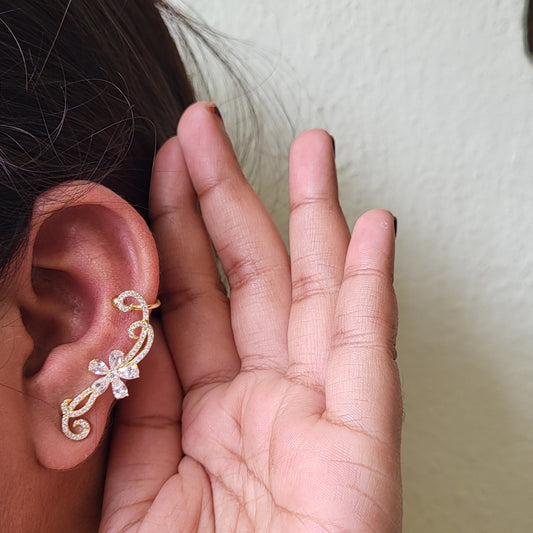 Spiral earcuff (leaf ear only)