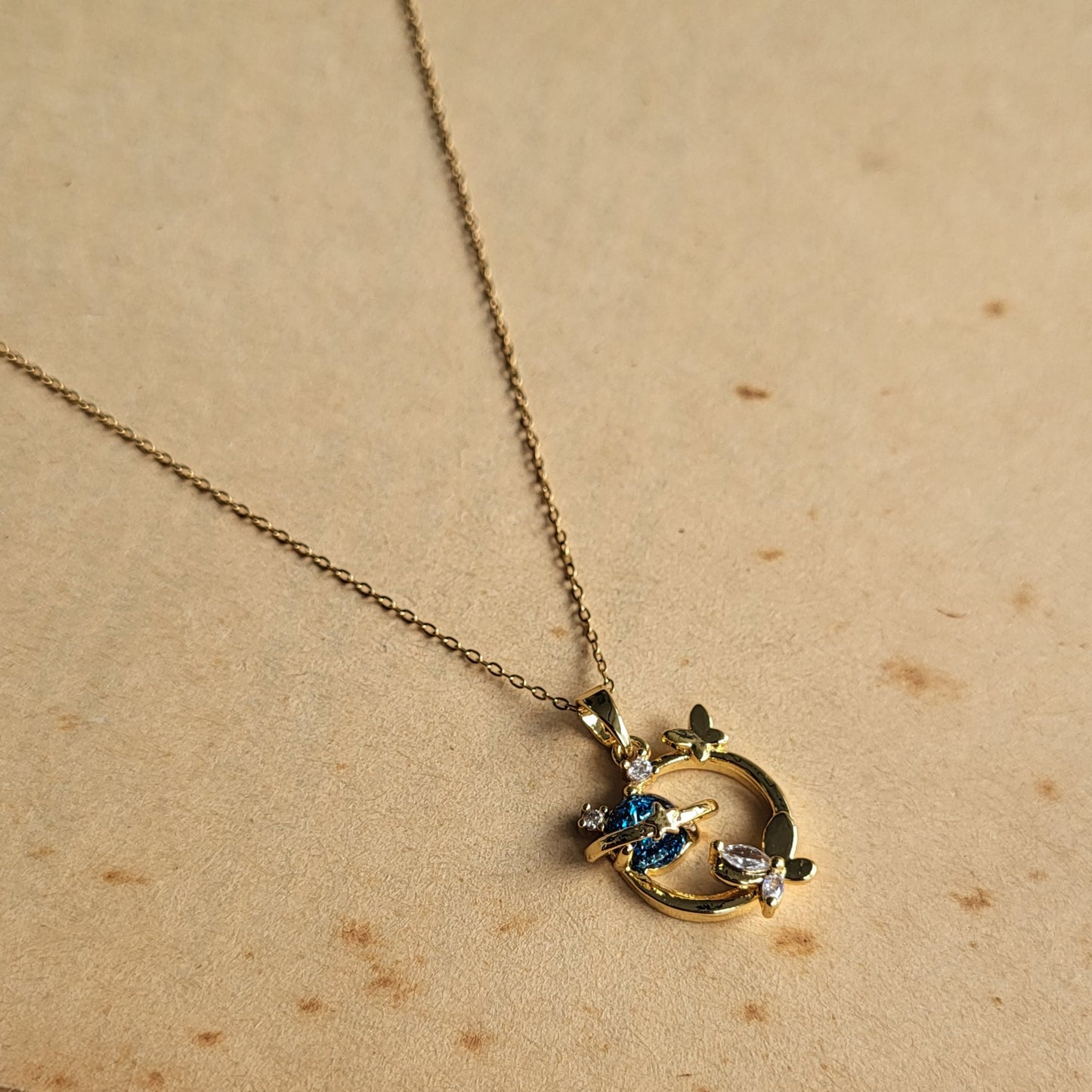 Butterfly pendent chain