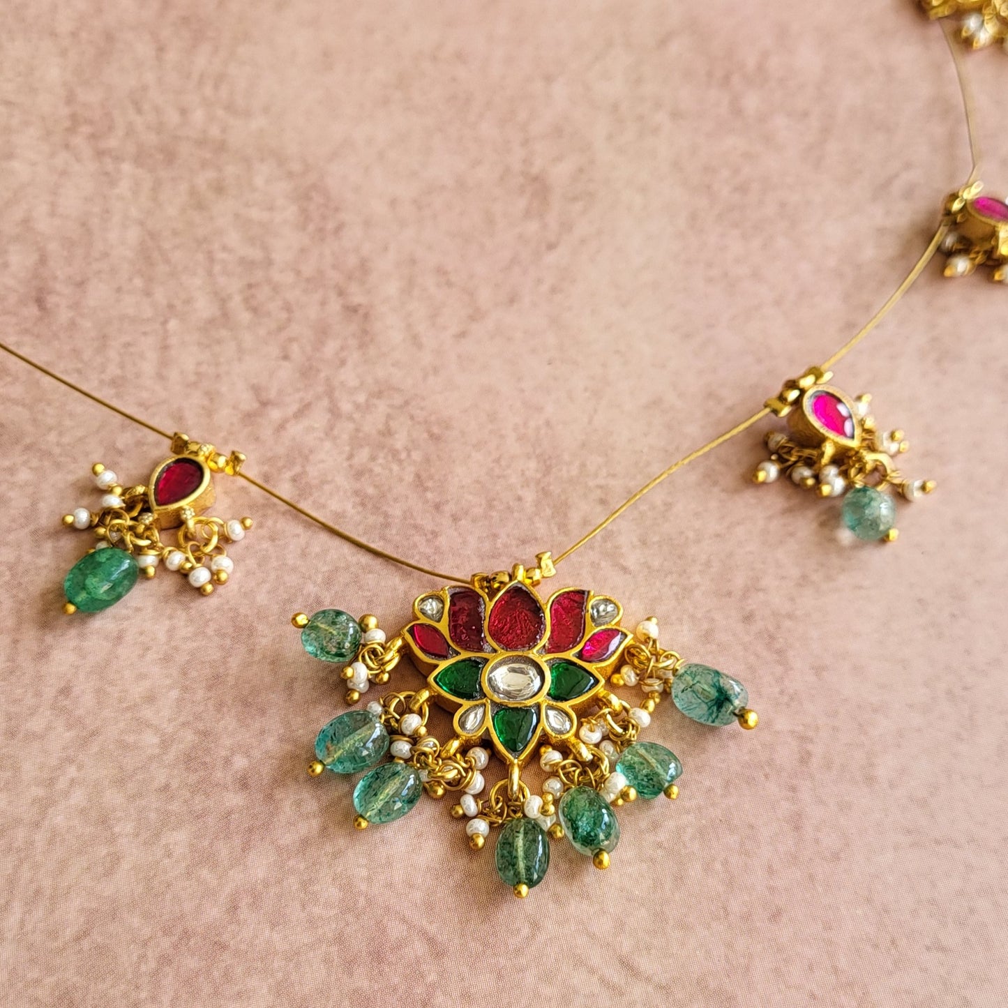 Lilly jadau invisible necklace
