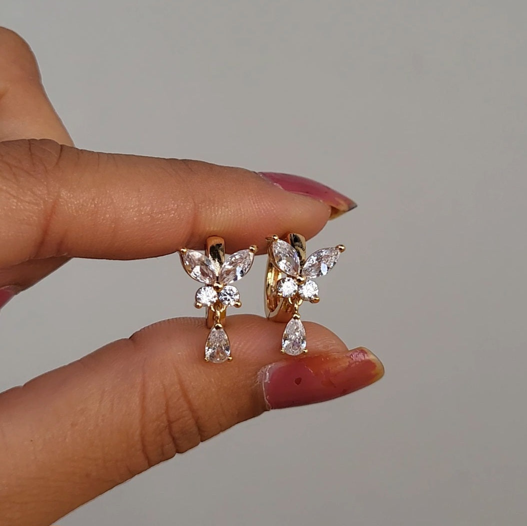 Butterfly drop hoops