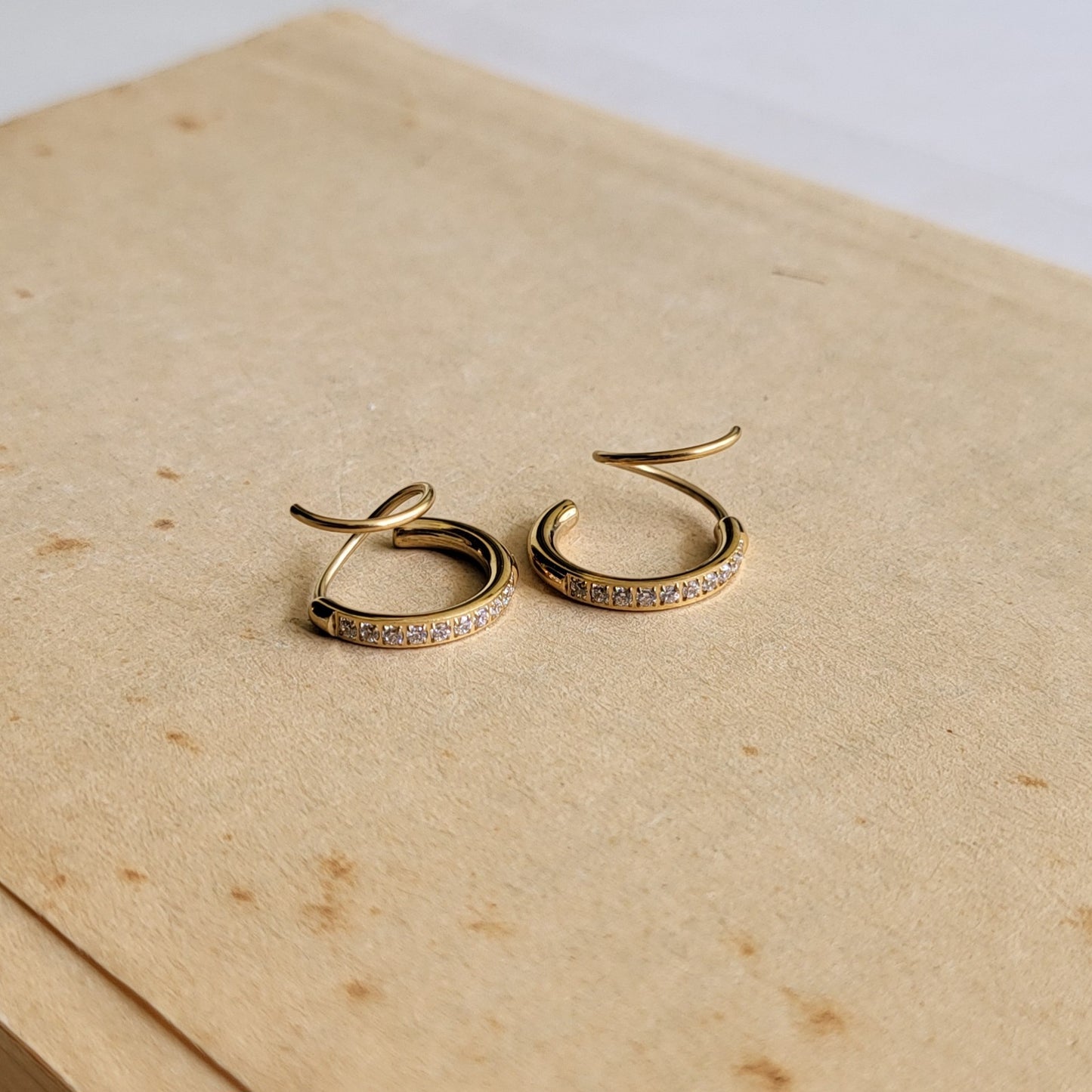 Spiral earrings (Stainless steel)
