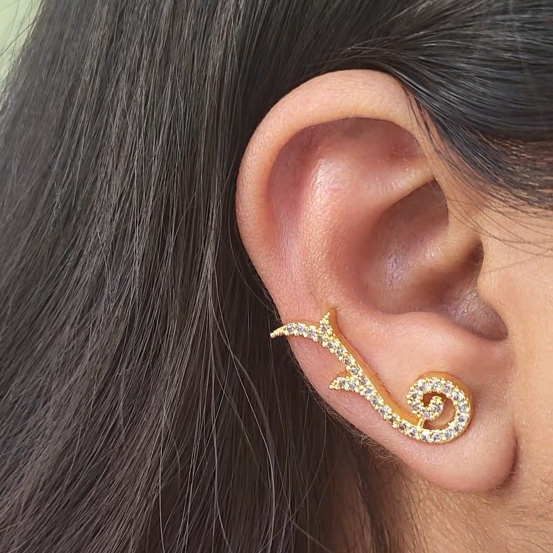 Swirl Earcuff