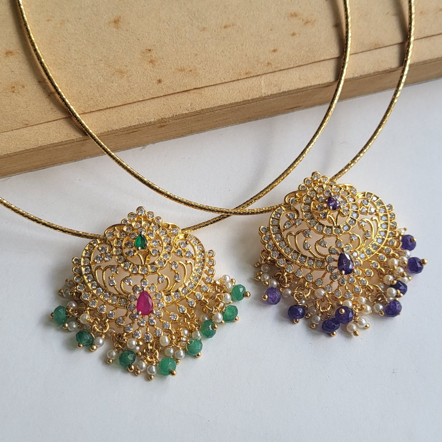 Meena kante necklace