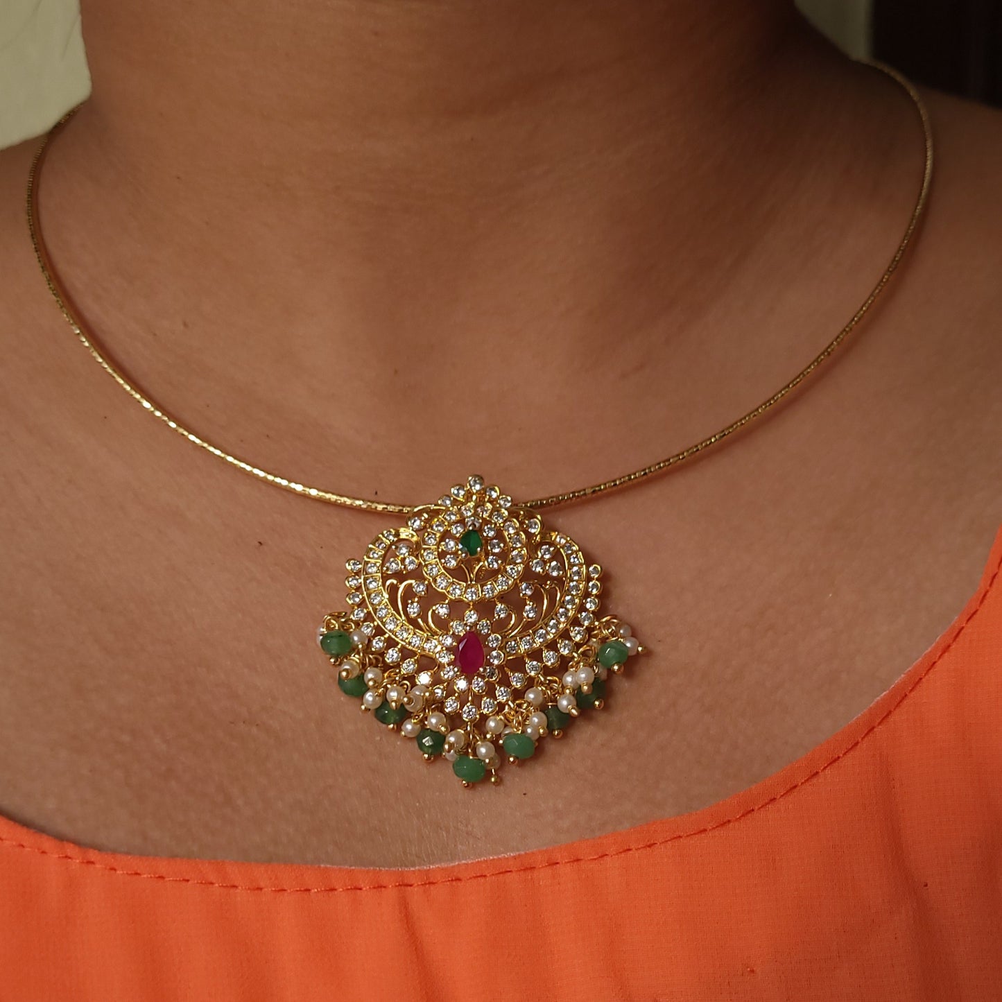 Meena kante necklace