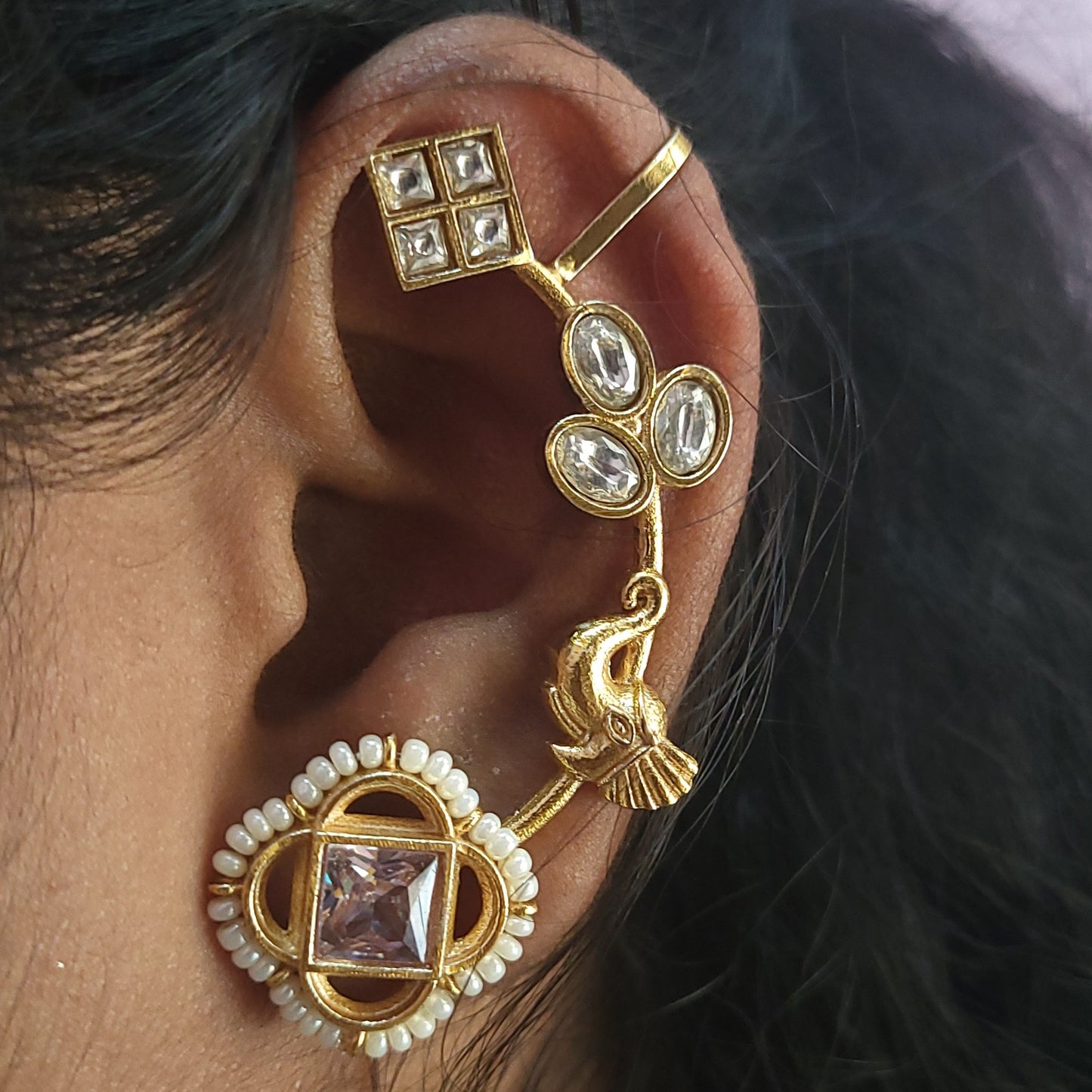 Elephant earcuff (pair)