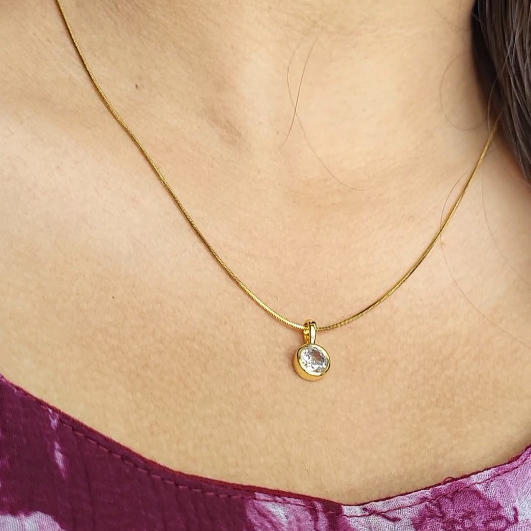 Round pendant chain