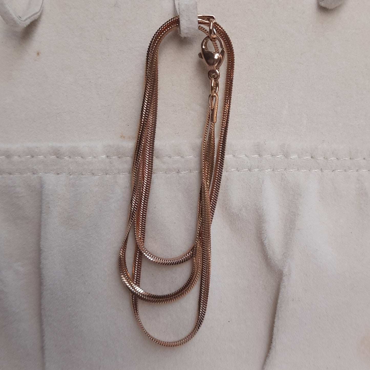 SLITHER snake neckchain (Rosegold)