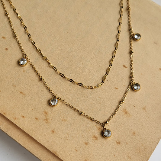 Bindu layered necklace