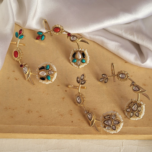 Lotus earcuff (pair)