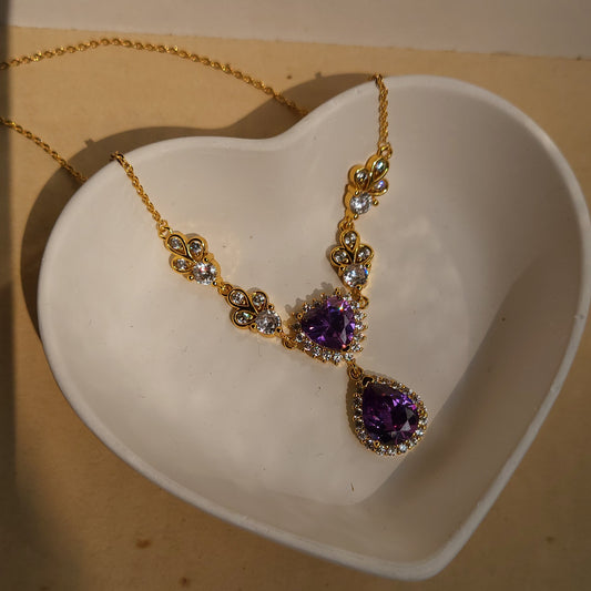 GODDESS Purple Necklace