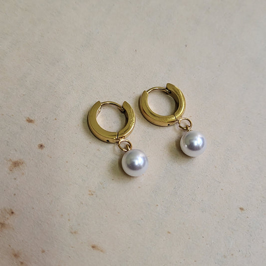 Pearl hoops