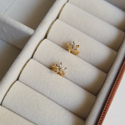 Flower mini hoops
