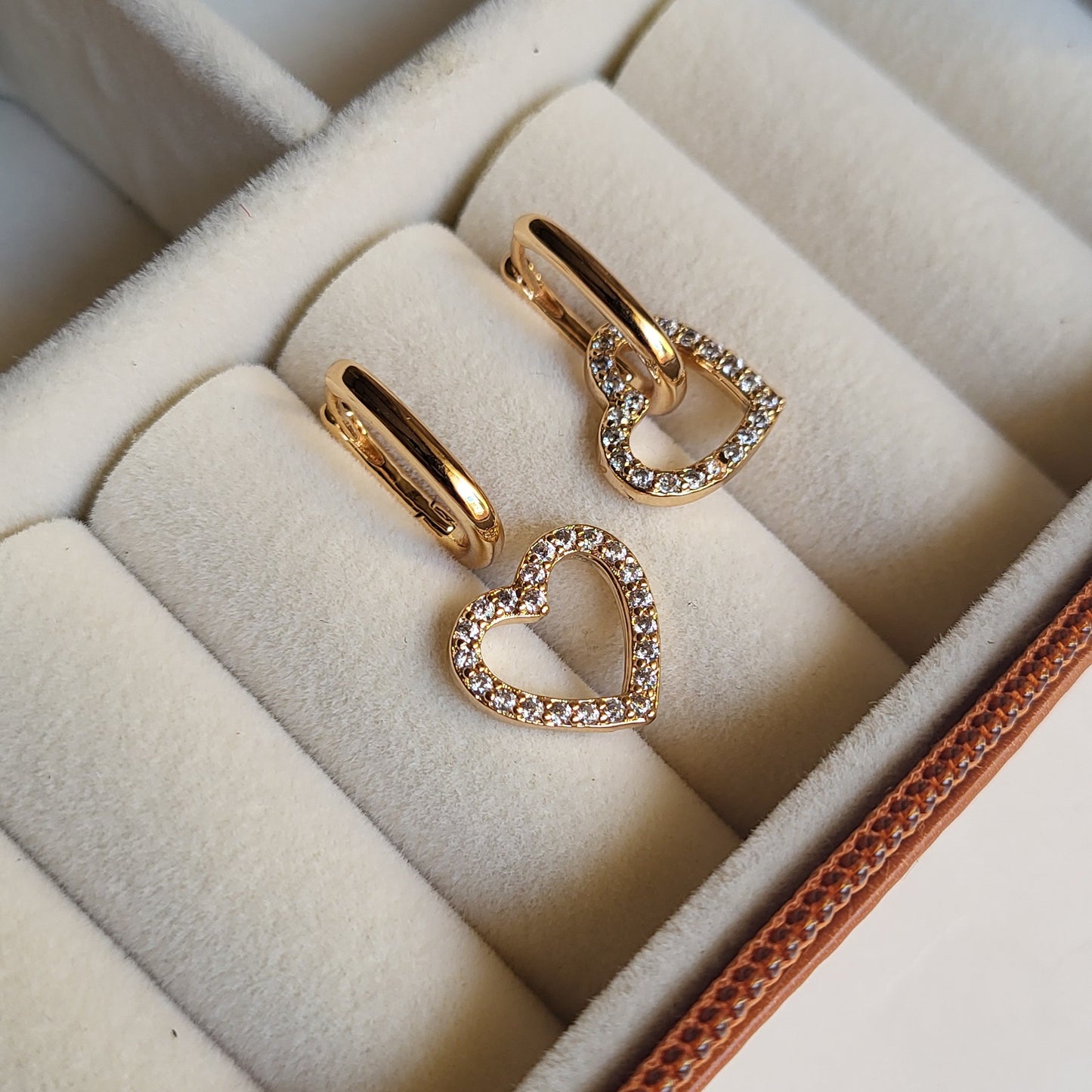 Heart 2 way earrings (doubletrouble)