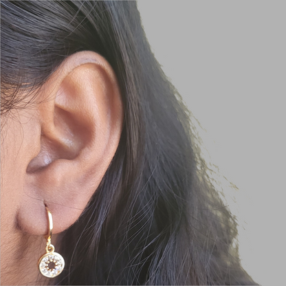 LUNA Huggie Hoops