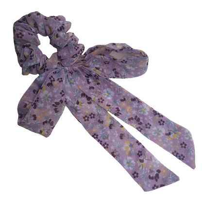 Floral lilac Scrunchie