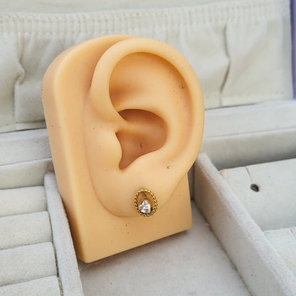 Hollow heart studs