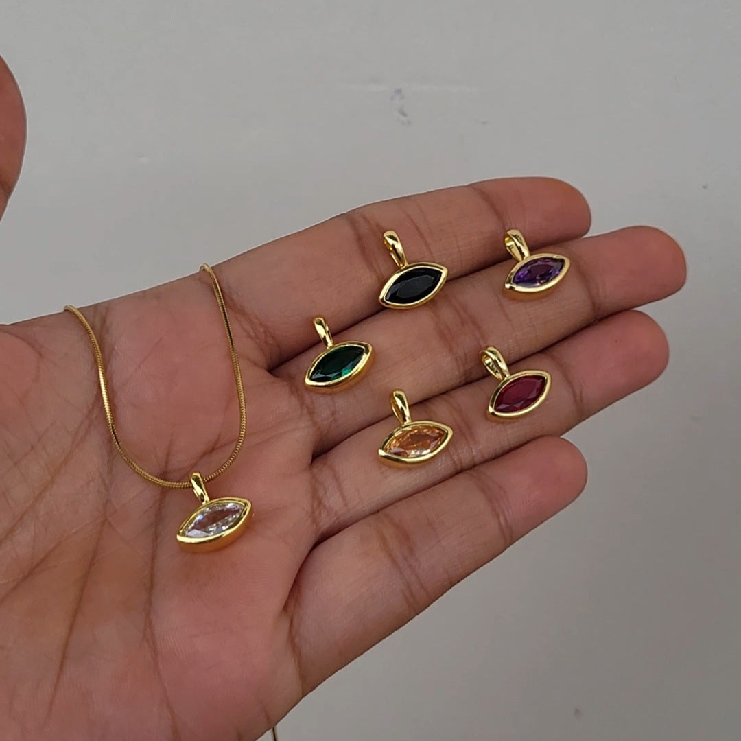 Marquise Pendant chain