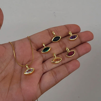Marquise Pendant chain