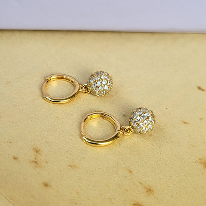 Stella drop hoops