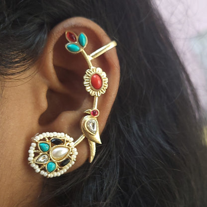 Lotus earcuff (pair)
