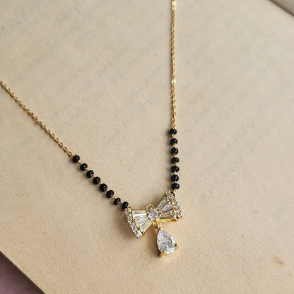 Bow drop mangalsutra