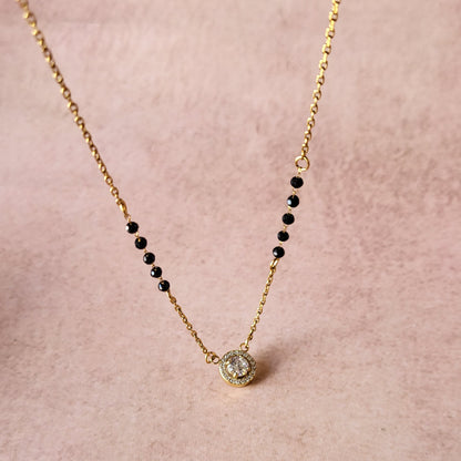 Solitaire mangalsutra (Stainless steel)