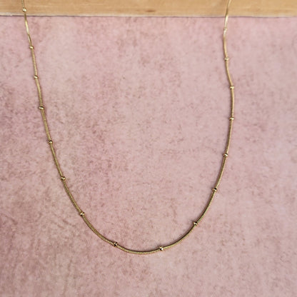 Anna beaded dainty chain