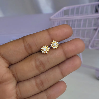 Goldie mini studs (ball screwback)