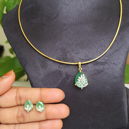 Latha kante set (Sea green)