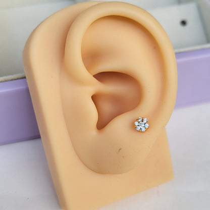 Krystle mini studs (ball screwback)