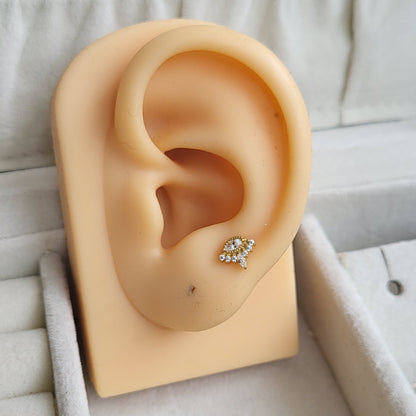 Kanak mini studs (flat screwback)