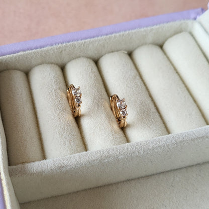 Dual stone hoops