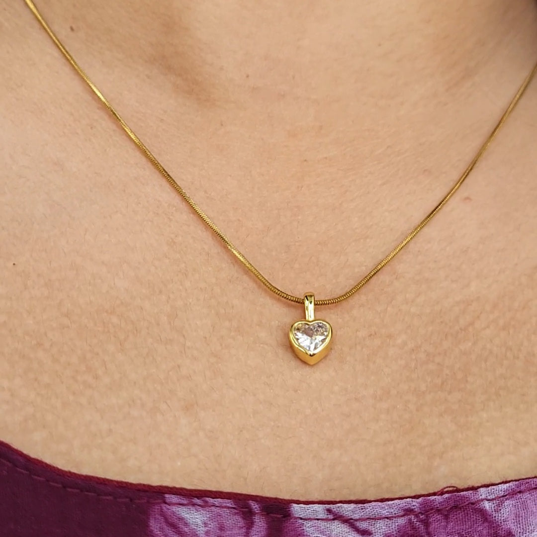 Heart pendent chain