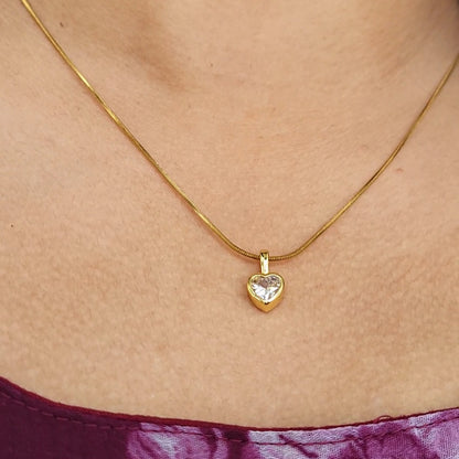 Heart pendent chain