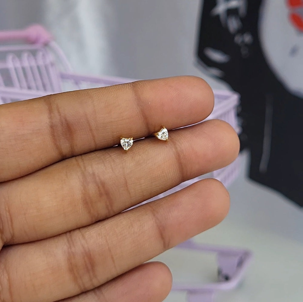 Cupid mini studs (flat screwback)