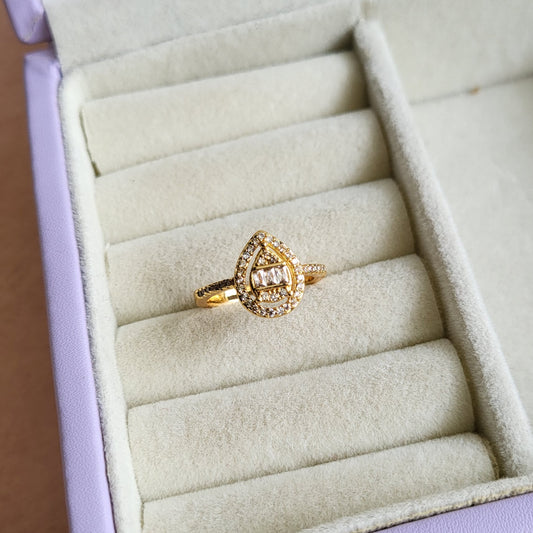 Droplet finger ring