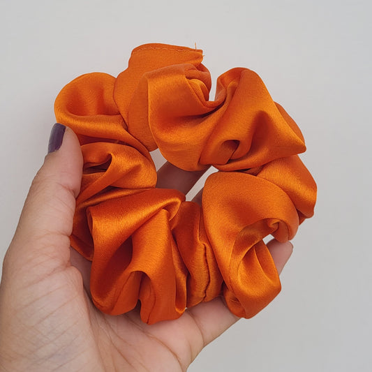 Orange scrunchie
