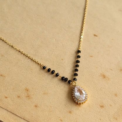 Pear drop mangalsutra