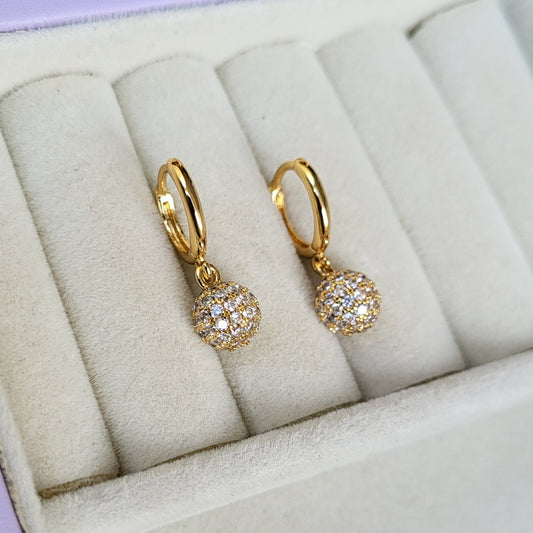 Stella drop hoops